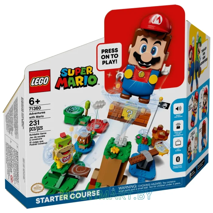 Конструктор LEGO Super Mario 71360 Стартовый набор Приключения вместе с Марио